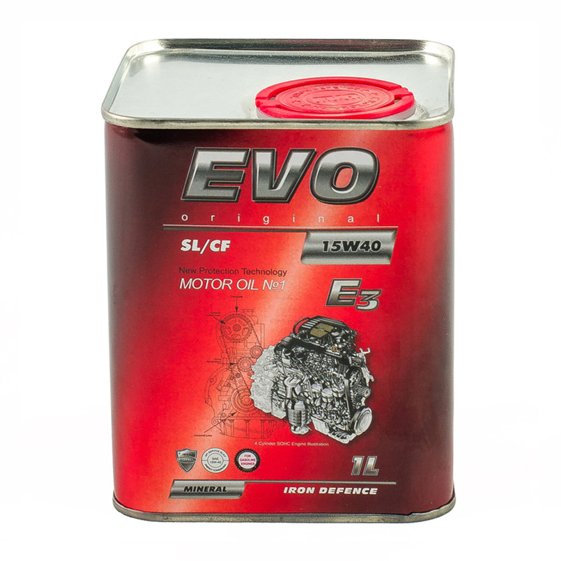 Олива моторна EVO E3 15W-40 SL/CF  1л.