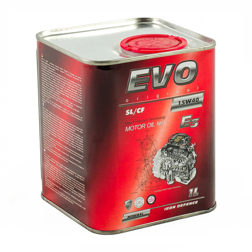 Олива моторна EVO E3 15W-40 SL/CF  1л.