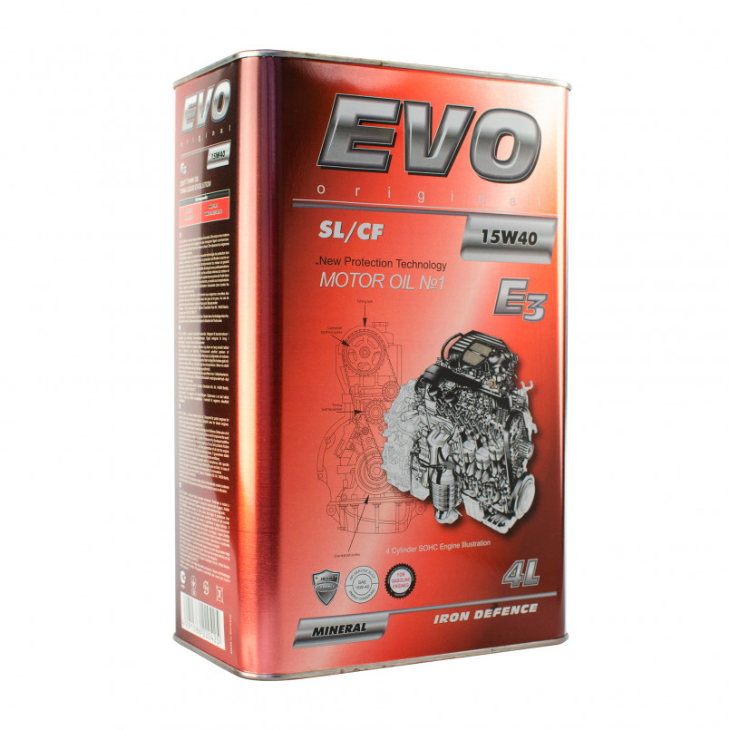 Олива моторна EVO E3 15W-40 SL/CF  4л.