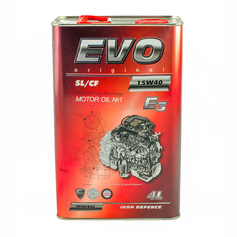 Олива моторна EVO E3 15W-40 SL/CF  4л.
