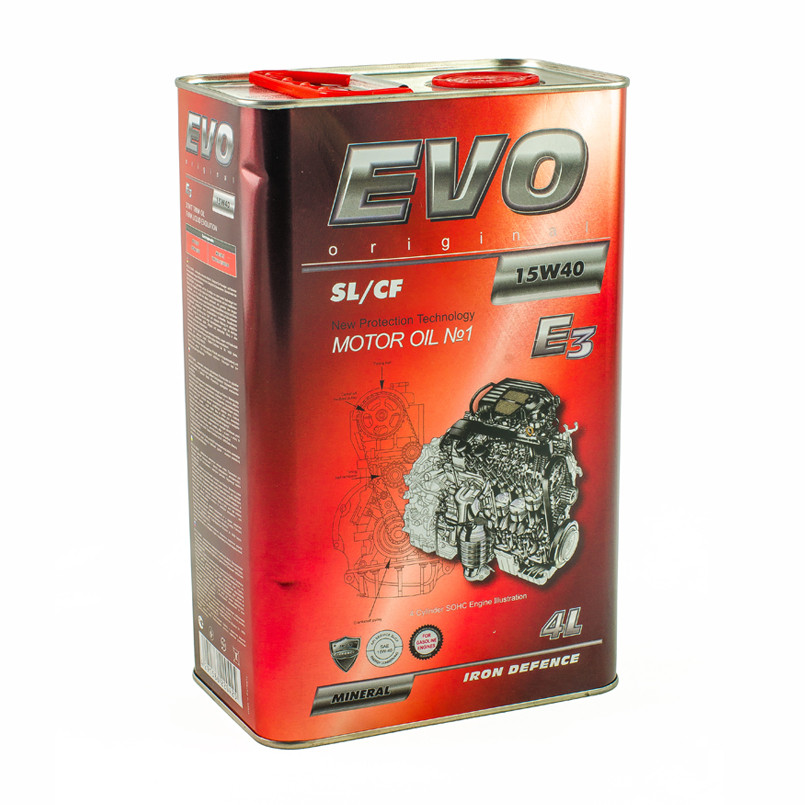 Олива моторна EVO E3 15W-40 SL/CF  4л.