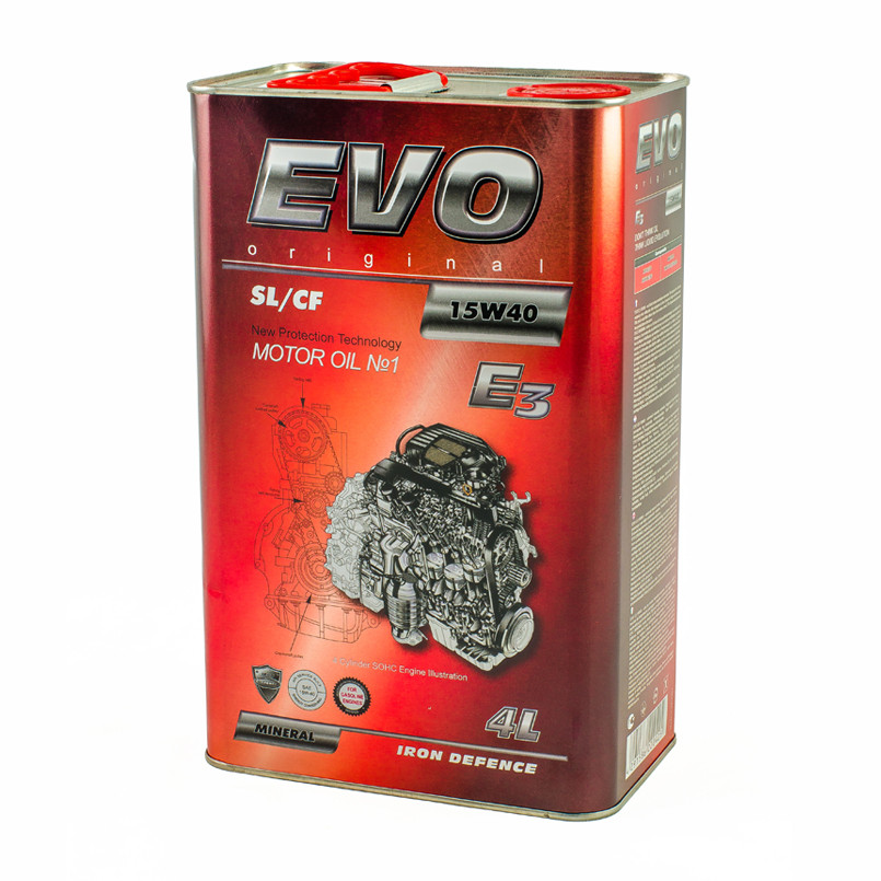 Олива моторна EVO E3 15W-40 SL/CF  4л.
