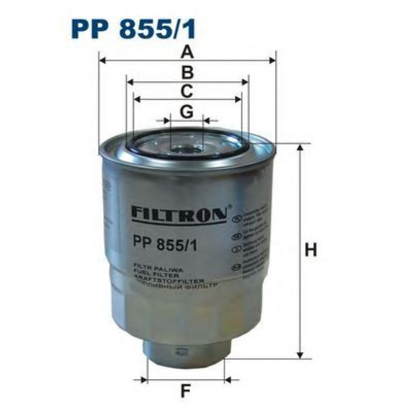 FILTRON PP855/1 Фільтр палива