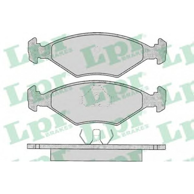 05P016 LPR - Гальмівні колодки до дисків