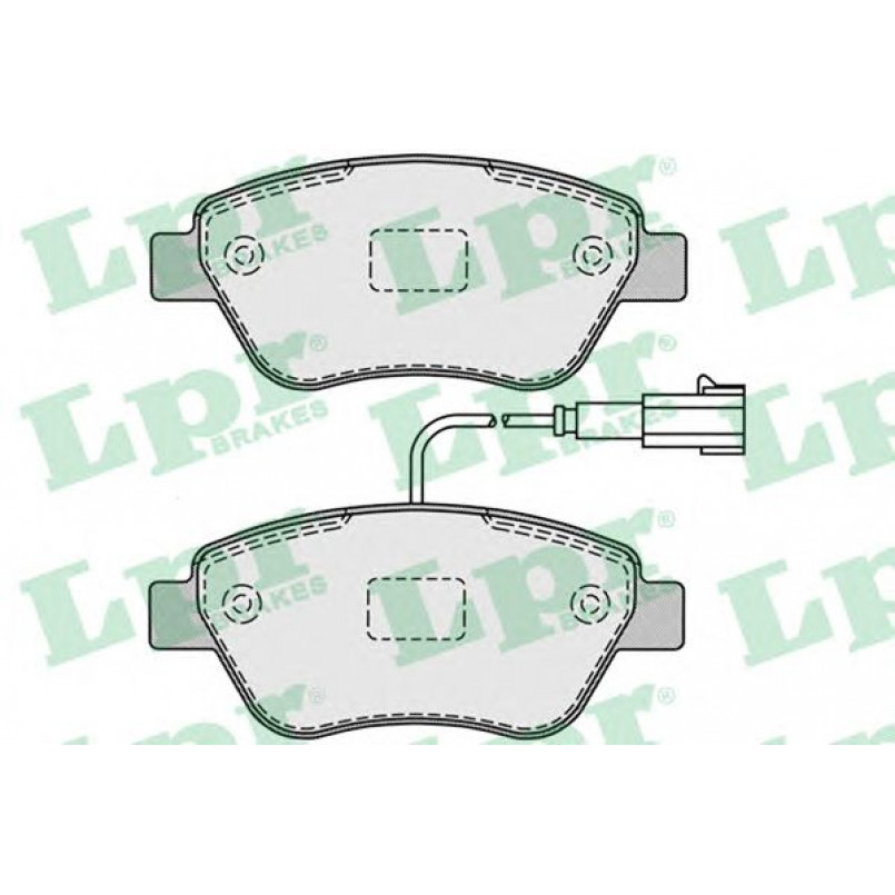 05P1225  LPR - Гальмівні колодки до дисків
