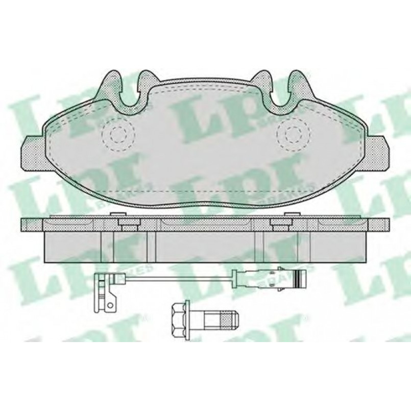 05P1228  LPR - Гальмівні колодки до дисків