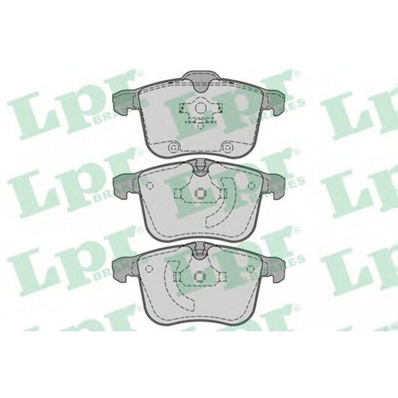 05P1244  LPR - Гальмівні колодки до дисків (F, V)