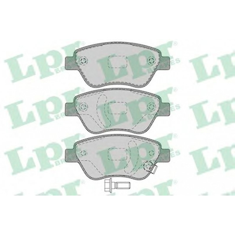 05P1247  LPR - Гальмівні колодки до дисків
