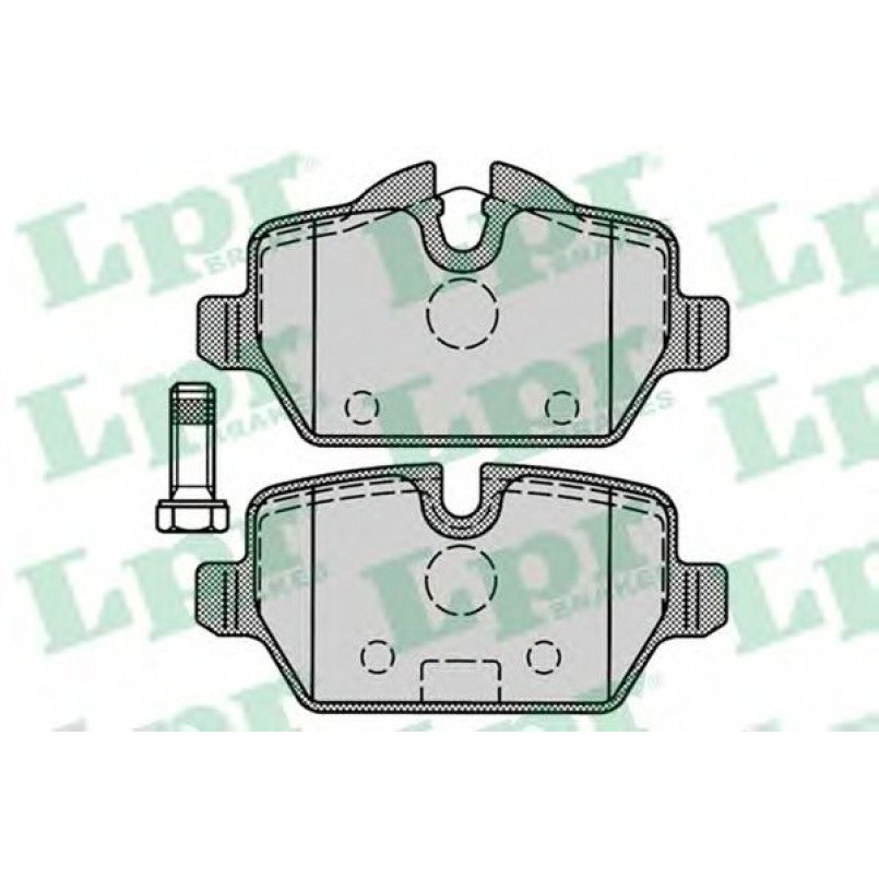 05P1249  LPR - Гальмівні колодки до дисків (R, S)
