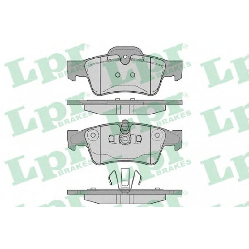 05P1254  LPR - Гальмівні колодки до дисків (R, V)