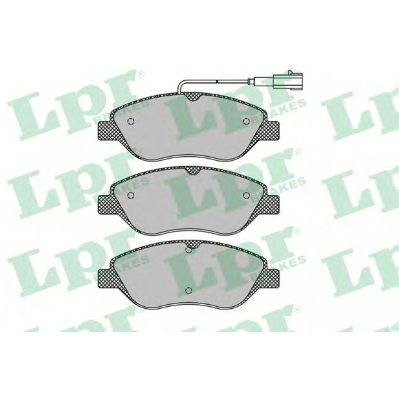 05P1267 LPR - Гальмівні колодки до дисків (F, V, з датчиком)