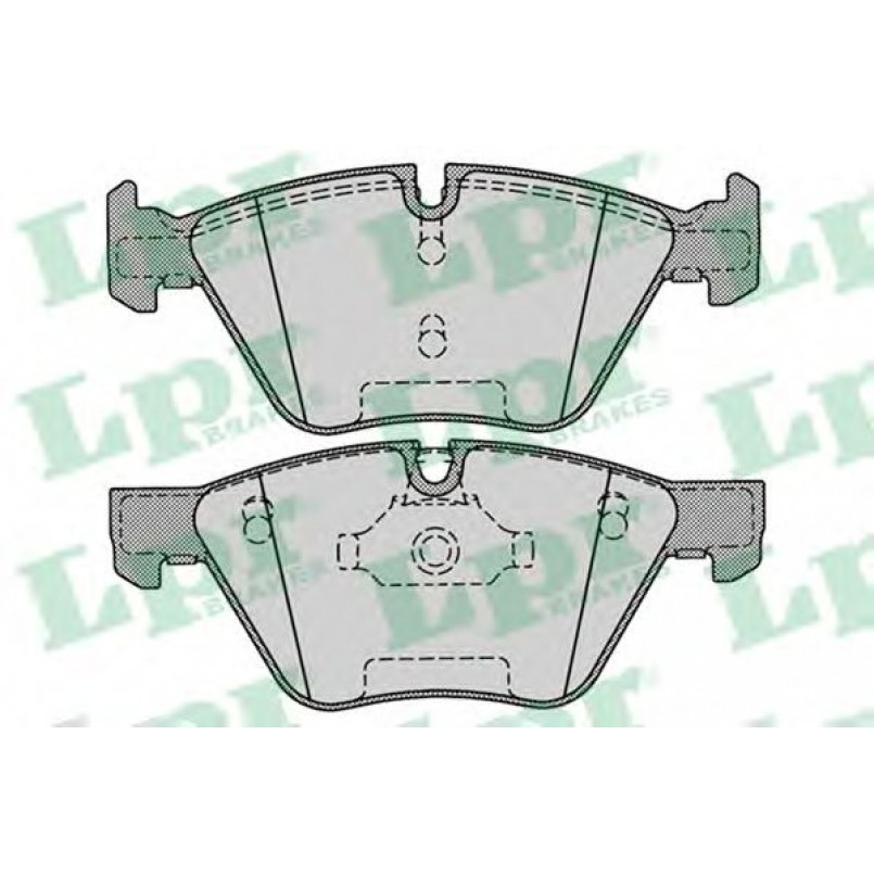 05P1271  LPR - Гальмівні колодки до дисків (F, V)