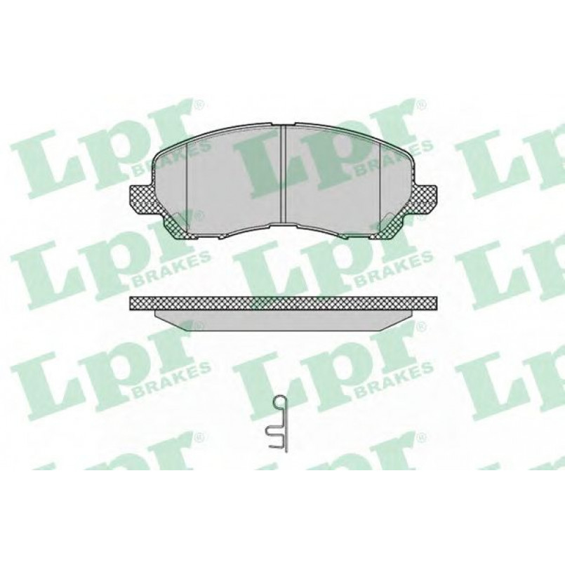 05P1347  LPR - Гальмівні колодки до дисків (F, з датчиком)