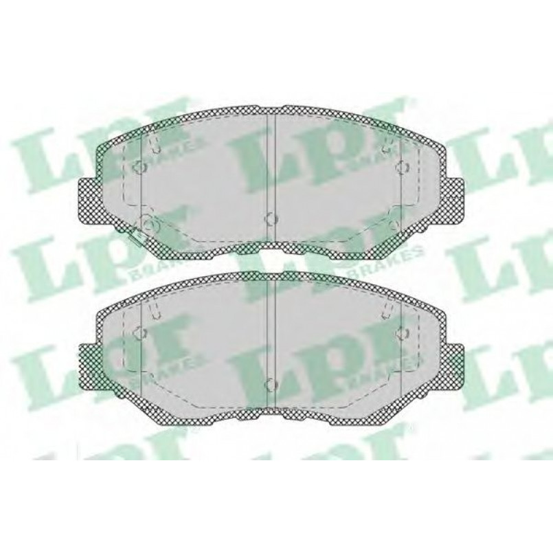 05P1364  LPR - Гальмівні колодки до дисків (F, V, з датчиком)