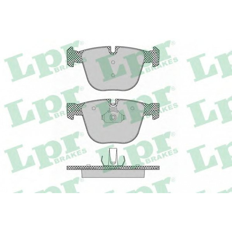 05P1367 LPR - Гальмівні колодки до дисків (R)