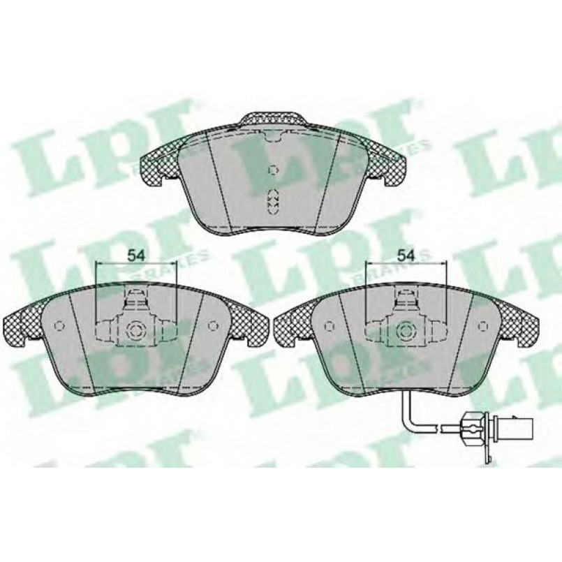 05P1391  LPR - Гальмівні колодки до дисків (F, V, з датчиком)