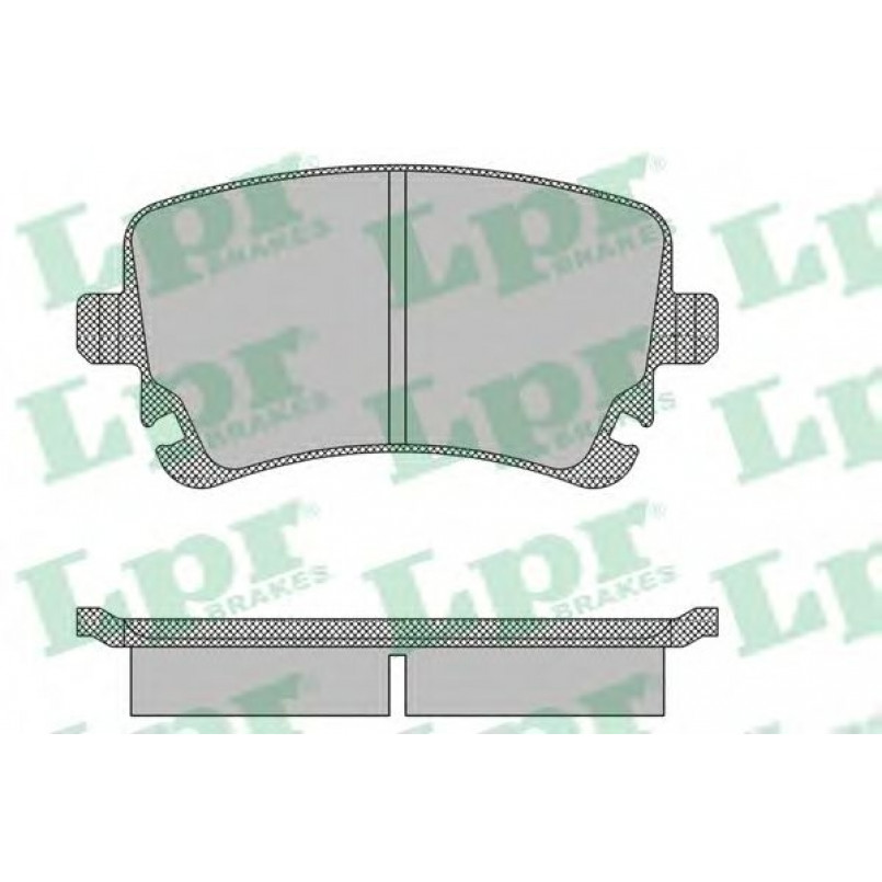 05P1398  LPR - Гальмівні колодки до дисків (R, V)
