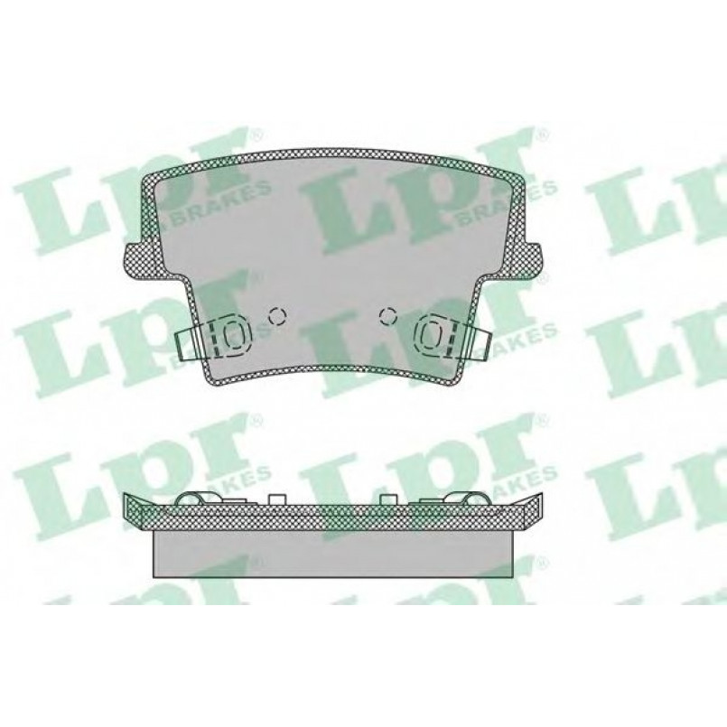 05P1400  LPR - Гальмівні колодки до дисків (R)