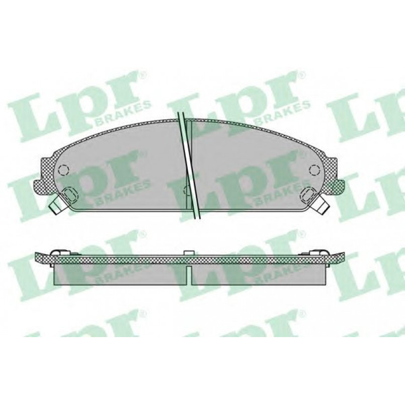 05P1401  LPR - Гальмівні колодки до дисків (F, з датчиком)