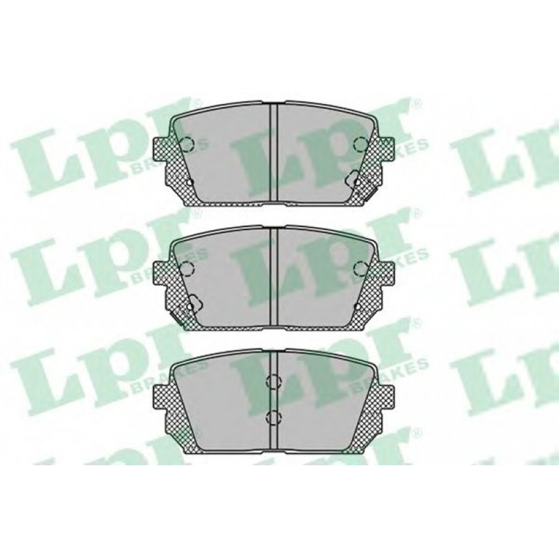 05P1416  LPR - Гальмівні колодки до дисків (R, S)