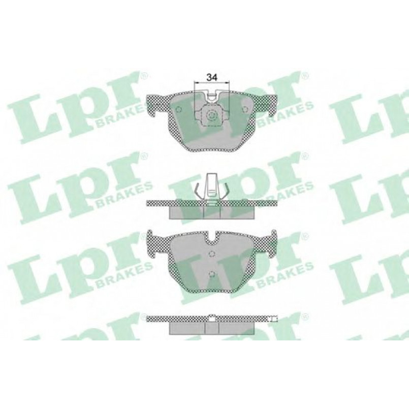 05P1472  LPR - Гальмівні колодки до дисків (R)