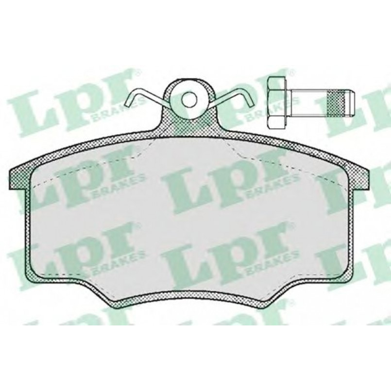05P187  LPR - Гальмівні колодки до дисків