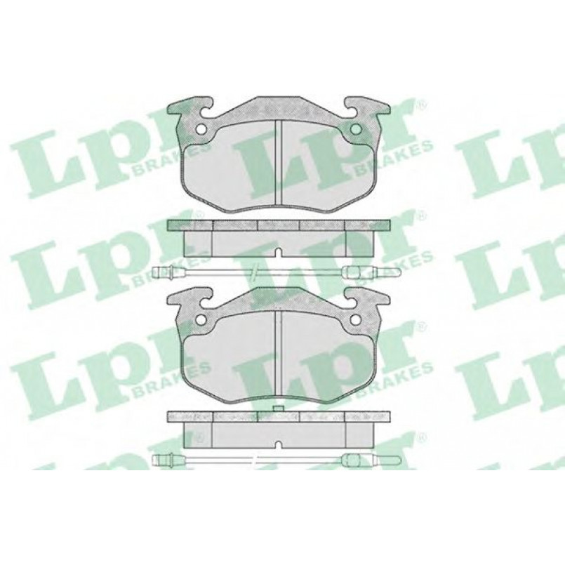 05P201  LPR - Гальмівні колодки до дисків (F, S, з датчиком)