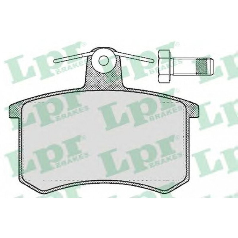 05P215  LPR - Гальмівні колодки до дисків (R, S)