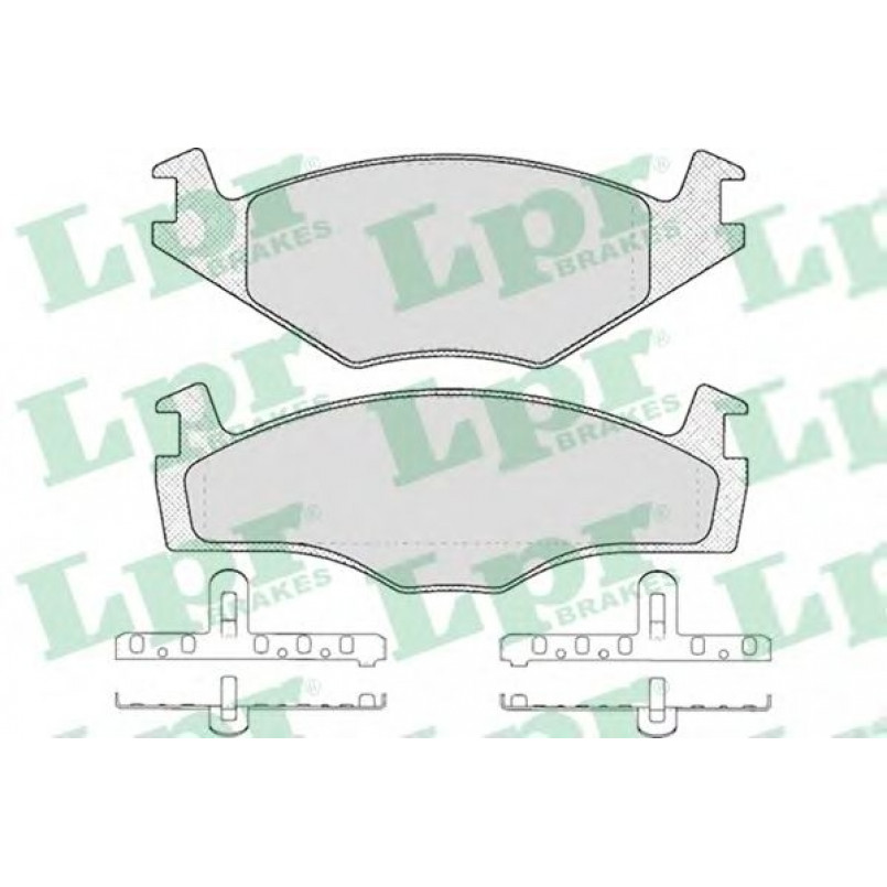 05P225  LPR - Гальмівні колодки до дисків (F, S)