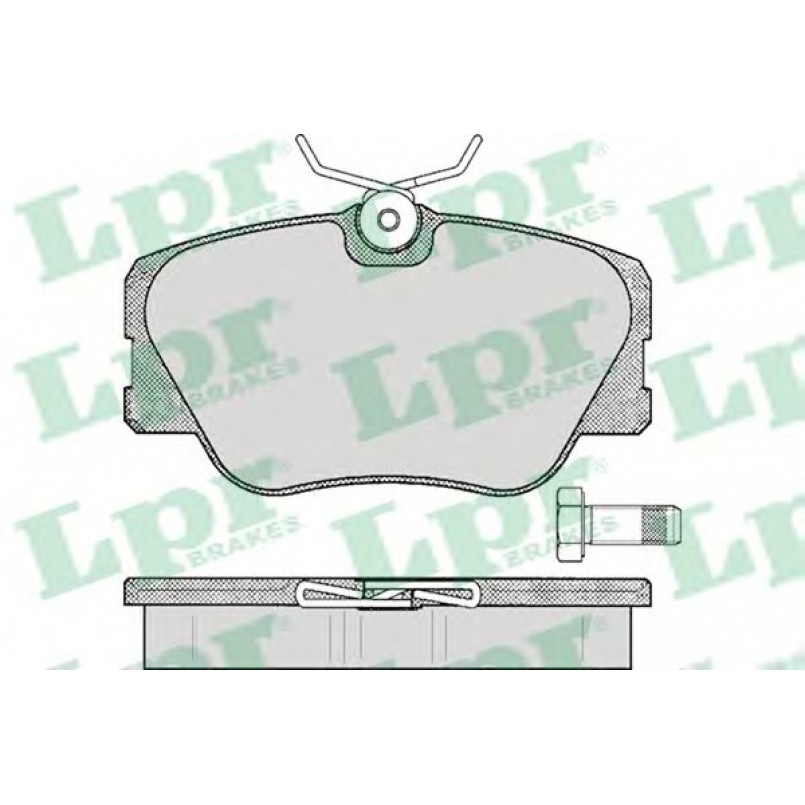 05P280  LPR - Гальмівні колодки до дисків (F, S)