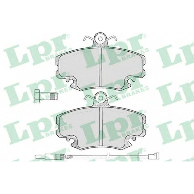 05P349  LPR - Гальмівні колодки до дисків (F, S, з датчиком)