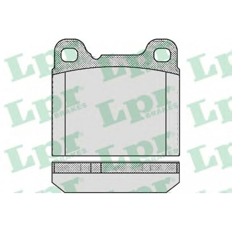 05P362 LPR - Гальмівні колодки до дисків (R, S)