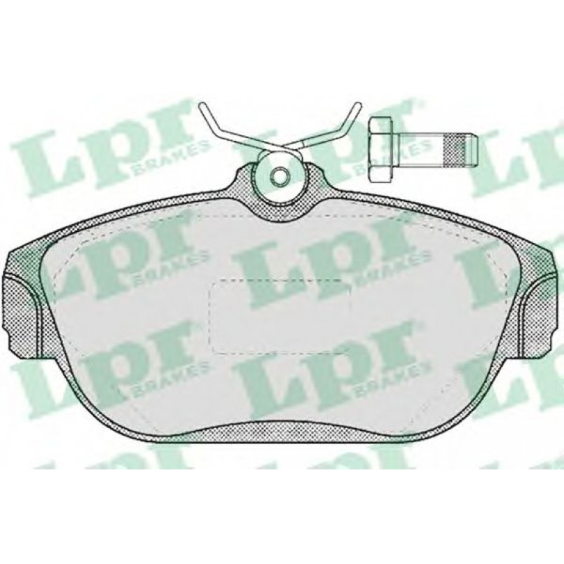 05P382  LPR - Гальмівні колодки до дисків (F)