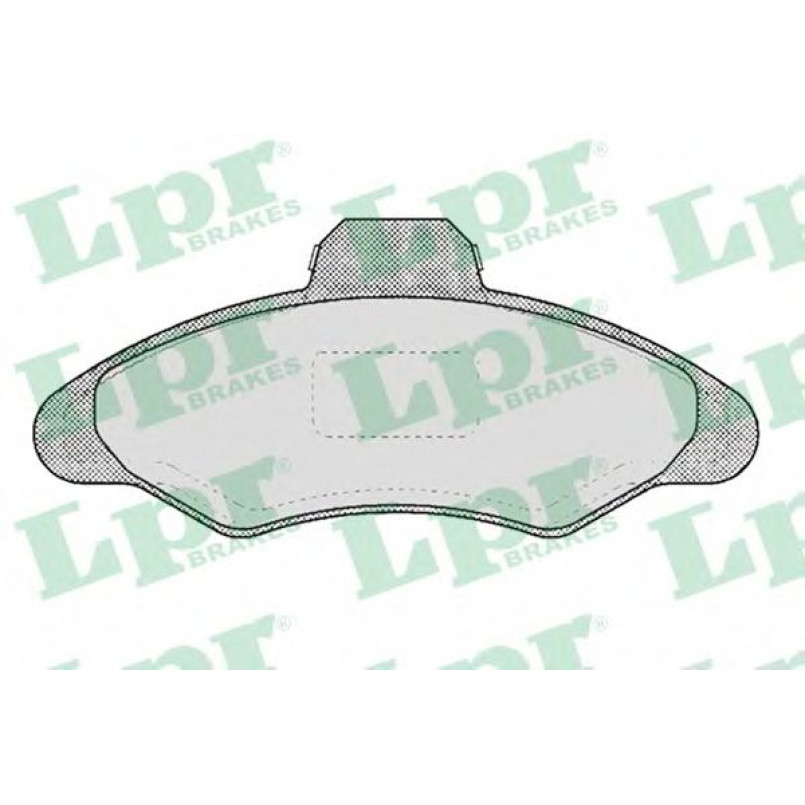 05P383  LPR - Гальмівні колодки до дисків (F, V)