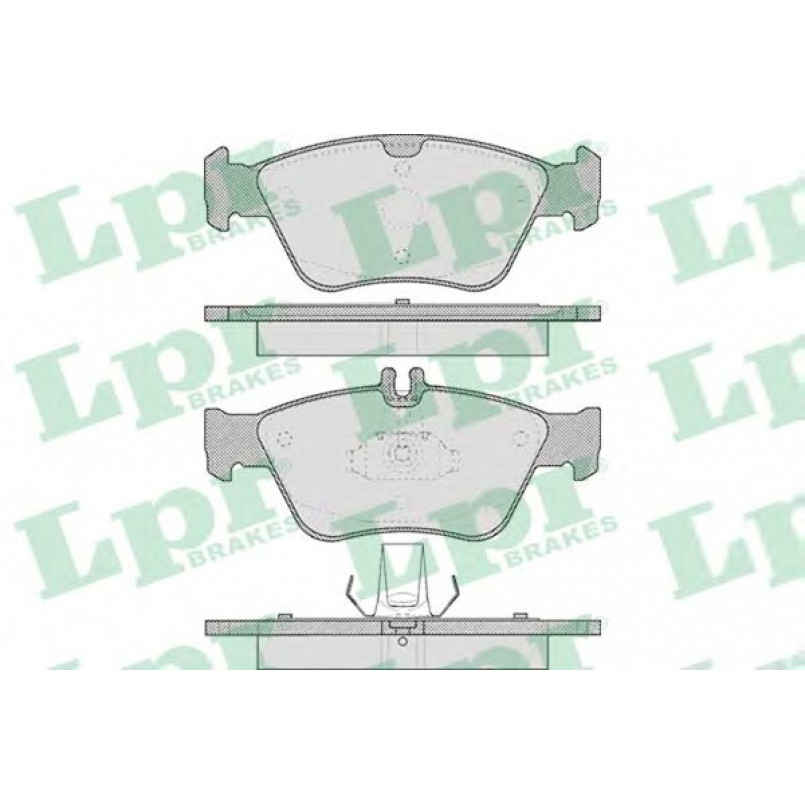05P409  LPR - Гальмівні колодки до дисків (F, V)
