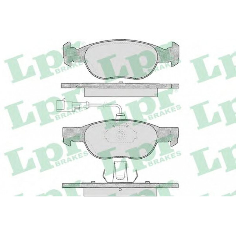 05P424  LPR - Гальмівні колодки до дисків (F, S, з датчиком)