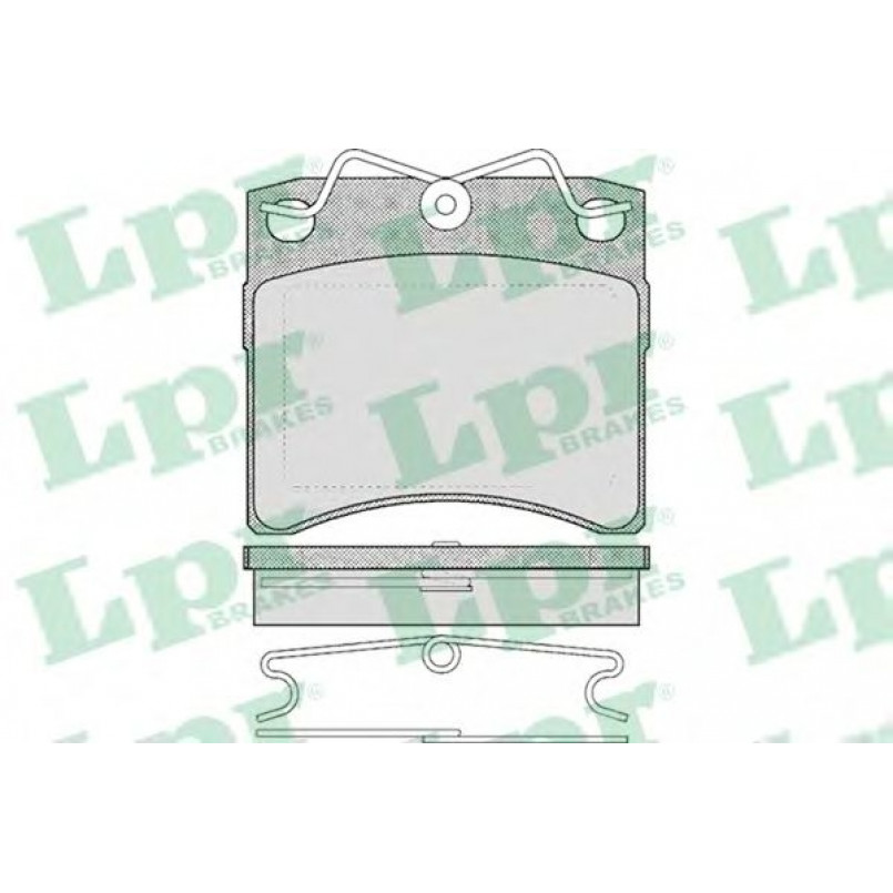 05P437 LPR - Гальмівні колодки до дисків (F, V)