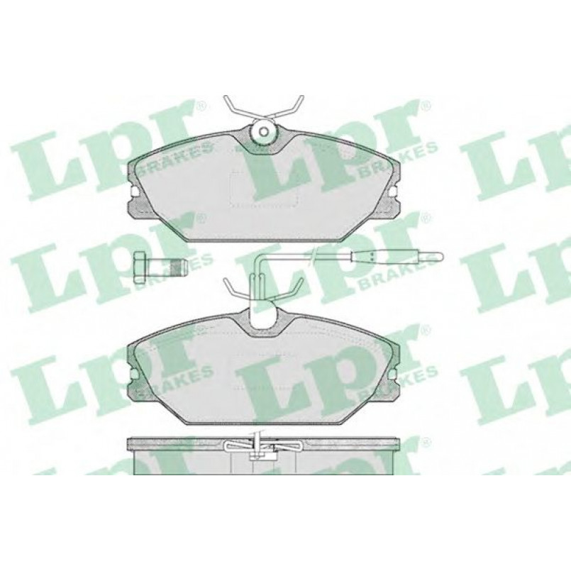 05P445  LPR - Гальмівні колодки до дисків (F, з датчиком)