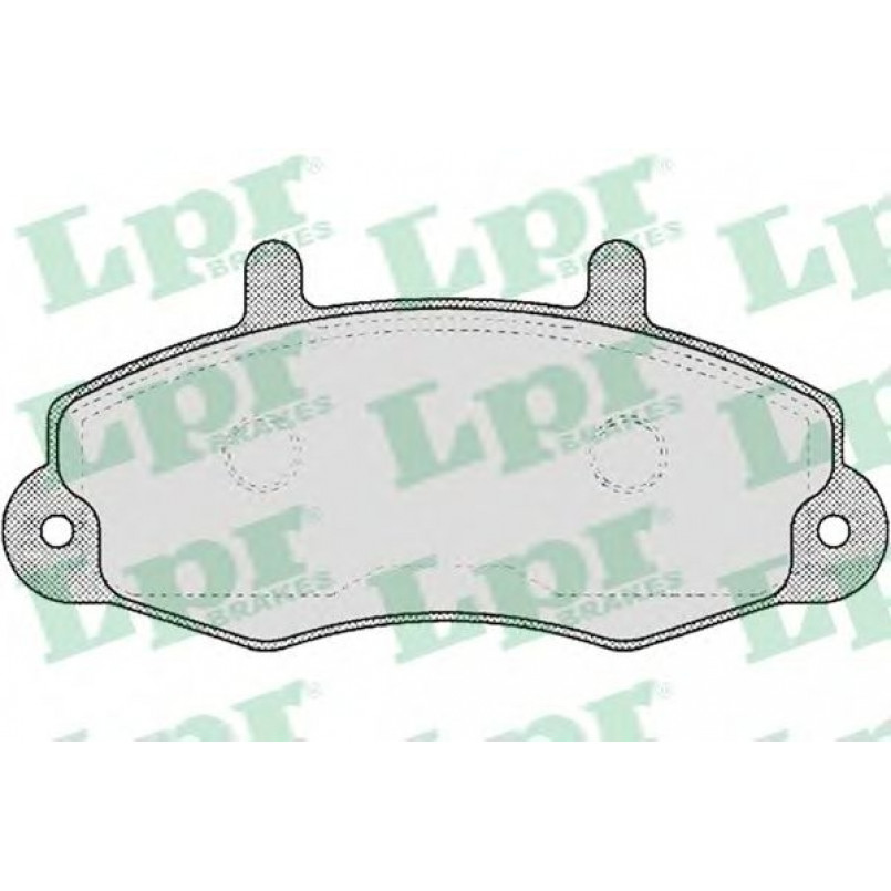 05P481 LPR - Гальмівні колодки до дисків (F, V)