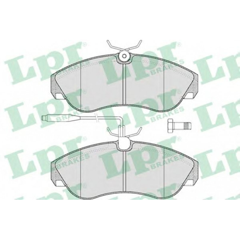 05P494  LPR - Гальмівні колодки до дисків (F, V, з датчиком)