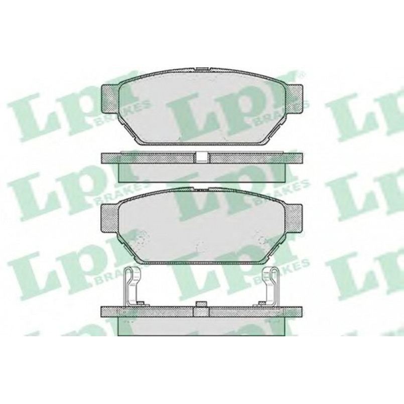 05P547  LPR - Гальмівні колодки до дисків (R, S)