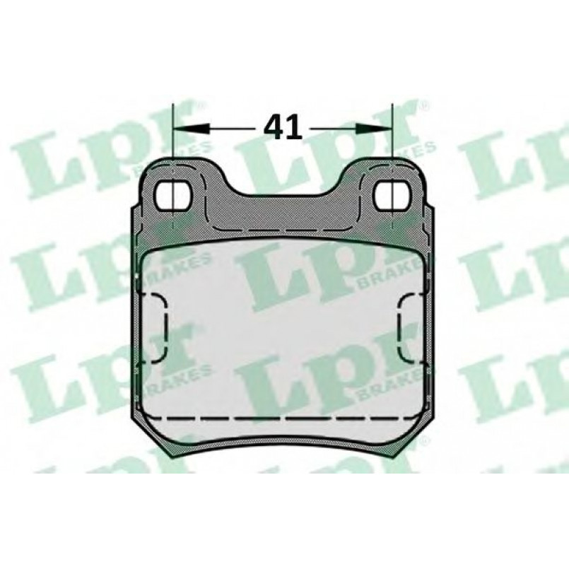05P584  LPR - Гальмівні колодки до дисків (R, S)