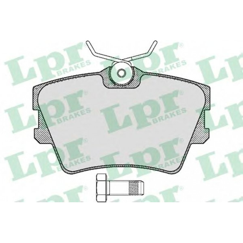 05P616  LPR - Гальмівні колодки до дисків (R, S)