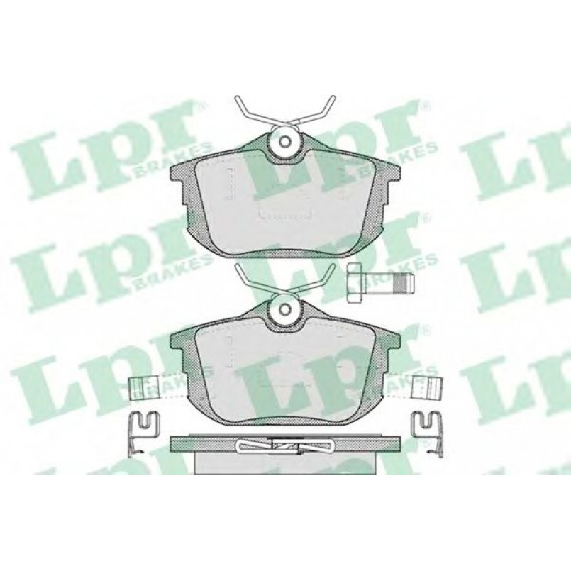 05P621  LPR - Гальмівні колодки до дисків (R, S)