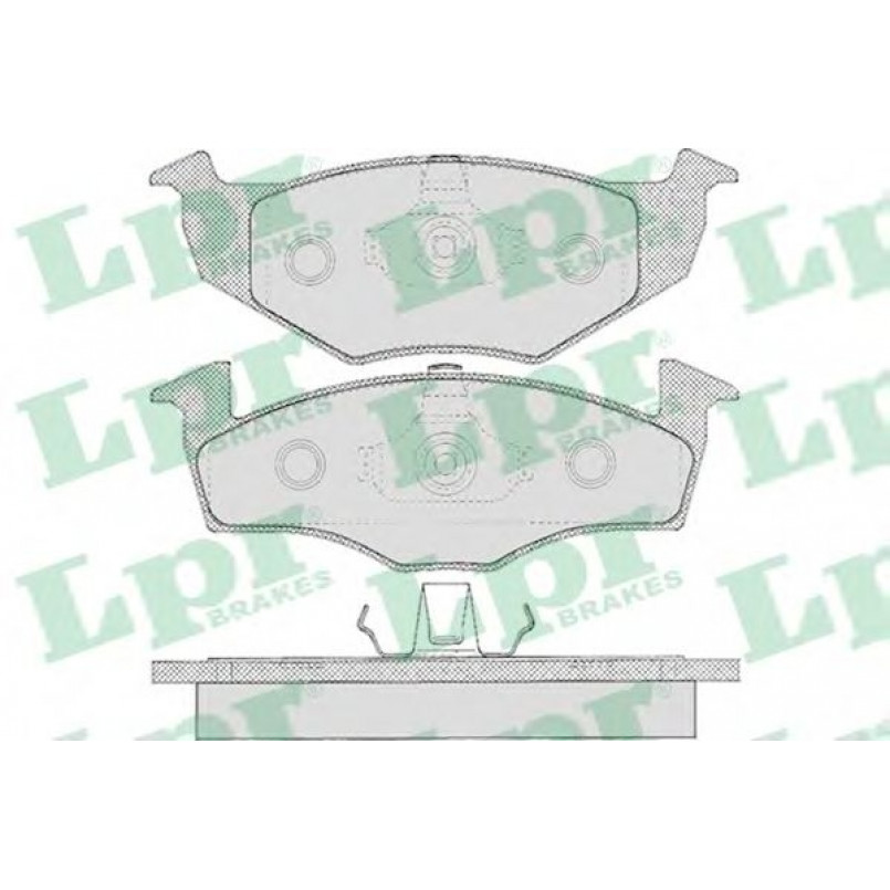 05P627  LPR - Гальмівні колодки до дисків (F, S)