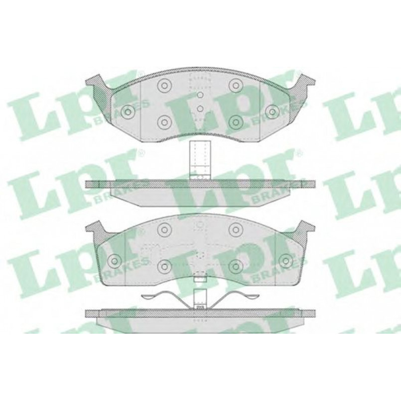 05P629  LPR - Гальмівні колодки до дисків (F)