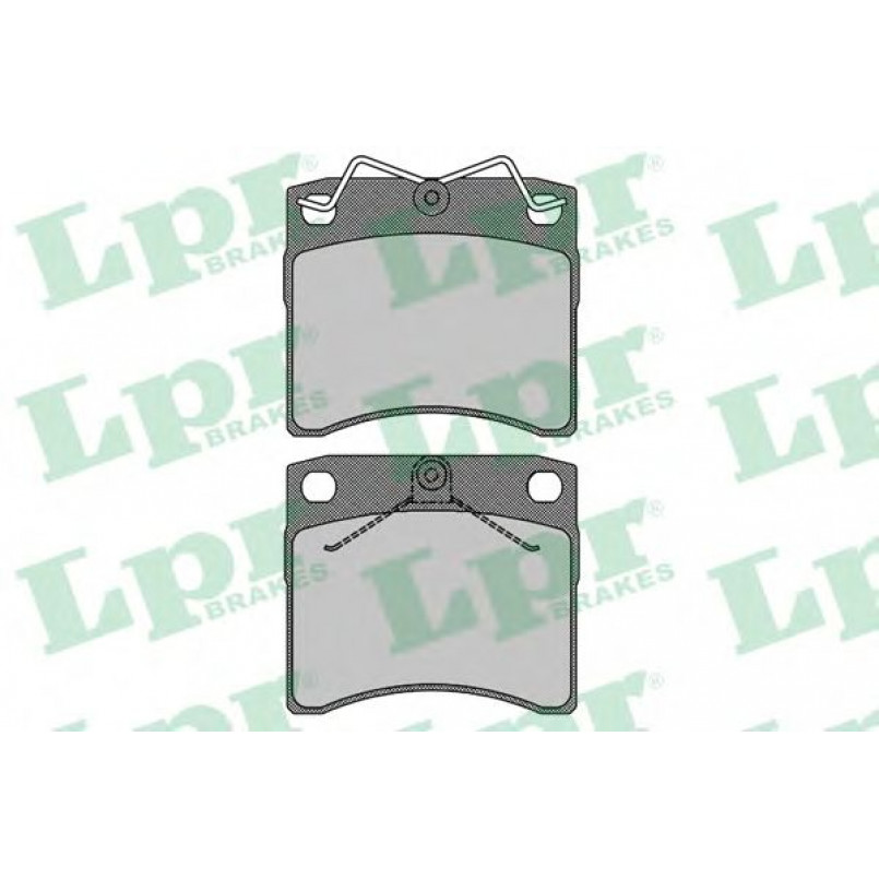 05P631  LPR - Гальмівні колодки до дисків (F, V)