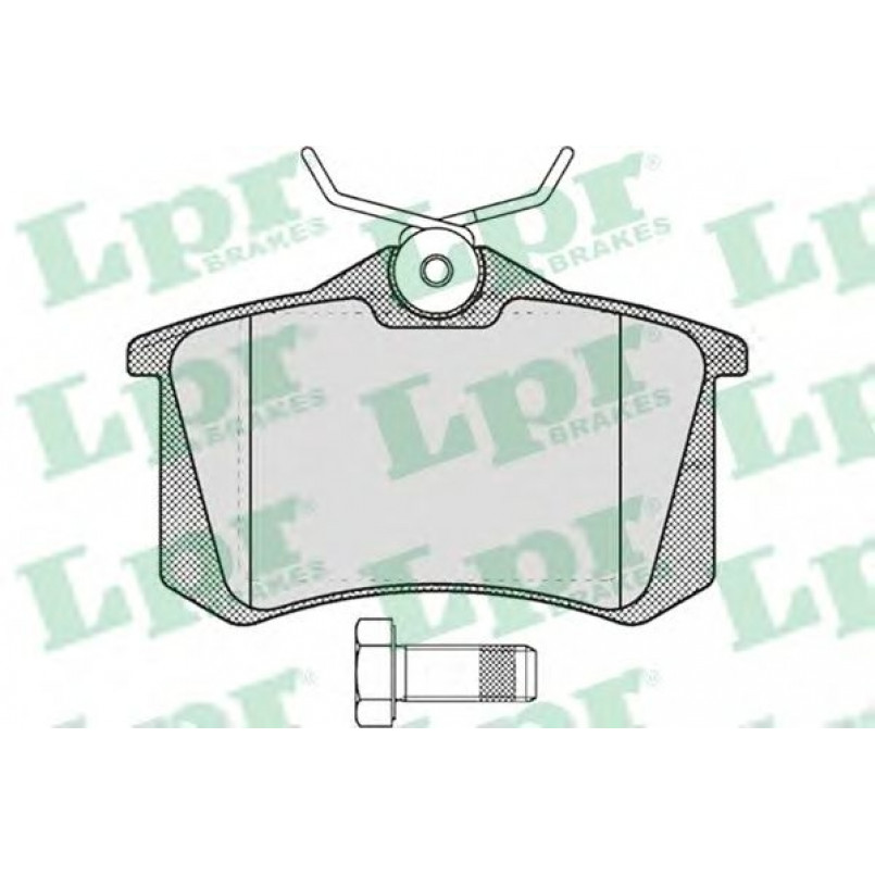 05P634  LPR - Гальмівні колодки до дисків (R, S)