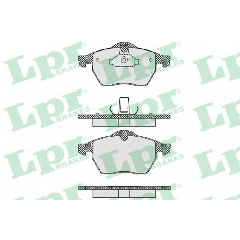 05P635  LPR - Гальмівні колодки до дисків (F, V)