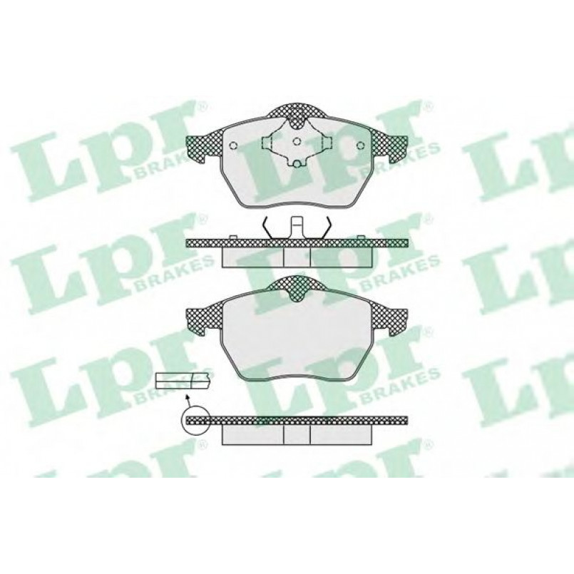 05P639  LPR - Гальмівні колодки до дисків (F, V)